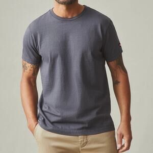 American Giant Men's Vintage Crew Short Sleeve Tee Medium Deep Gray